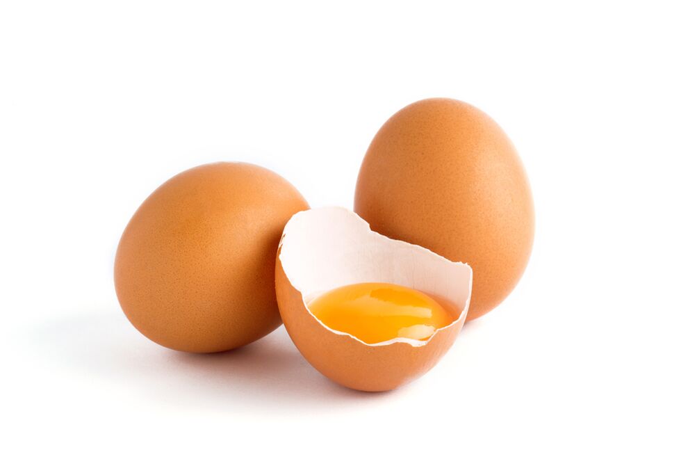 Eggs have a low calorie content, but are satiating for a long time.