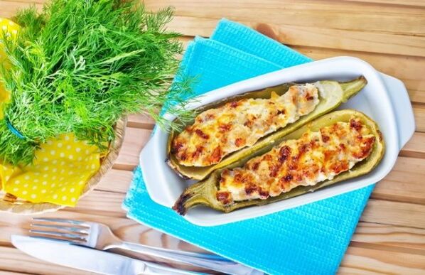 The Mediterranean diet is full of vegetable-based dishes, such as courgettes with feta