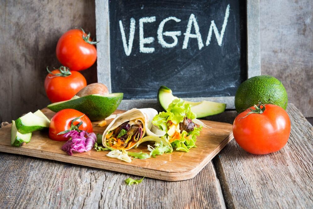 Dietary nutrition according to the Dukan principles for vegans