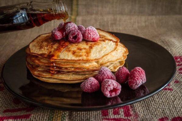 Bran pancakes in the ducan diet menu