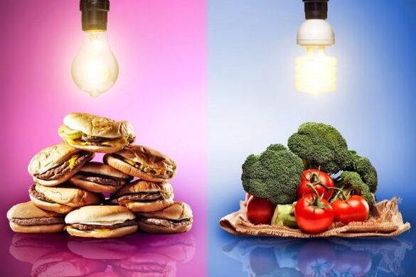 Choose a diet food for weight loss