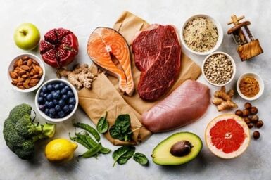 Diet of proper nutrition